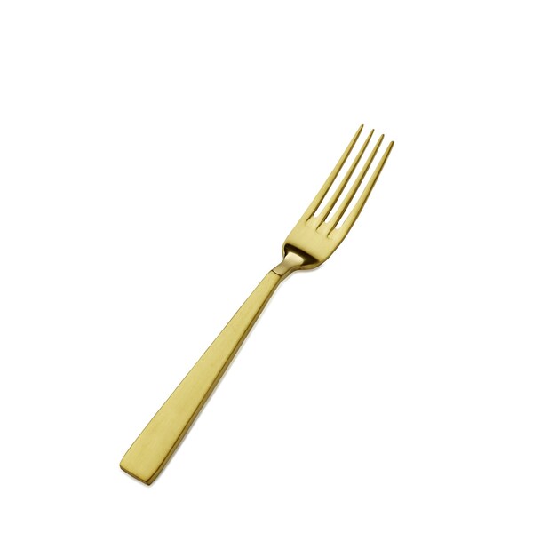 Bon Chef Roman, Salad/Dessert Fork, Matte Finish, 18/10, 7.13" - Gold Matte , set of 12 S3707GM - main
